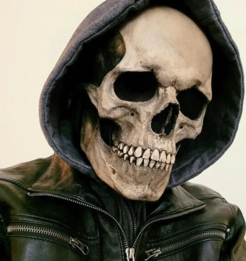 Máscara de Calavera con Mandíbula Móvil – Realismo Impactante y Comodidad Total