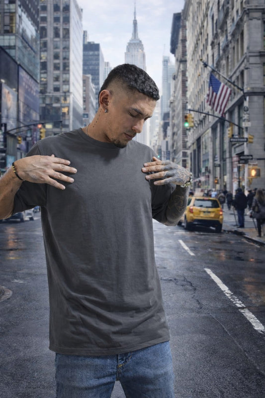 Gray helmet for bikers