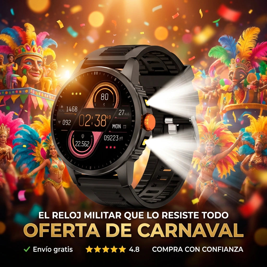 RELOJ INTELIGENTE SPORT WATCH - Resiste golpes y aventura