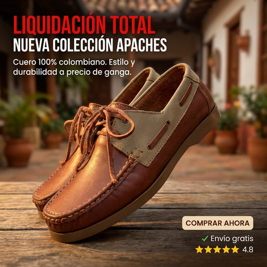 Apache Cafe Manila- 100% Cuero Genuino