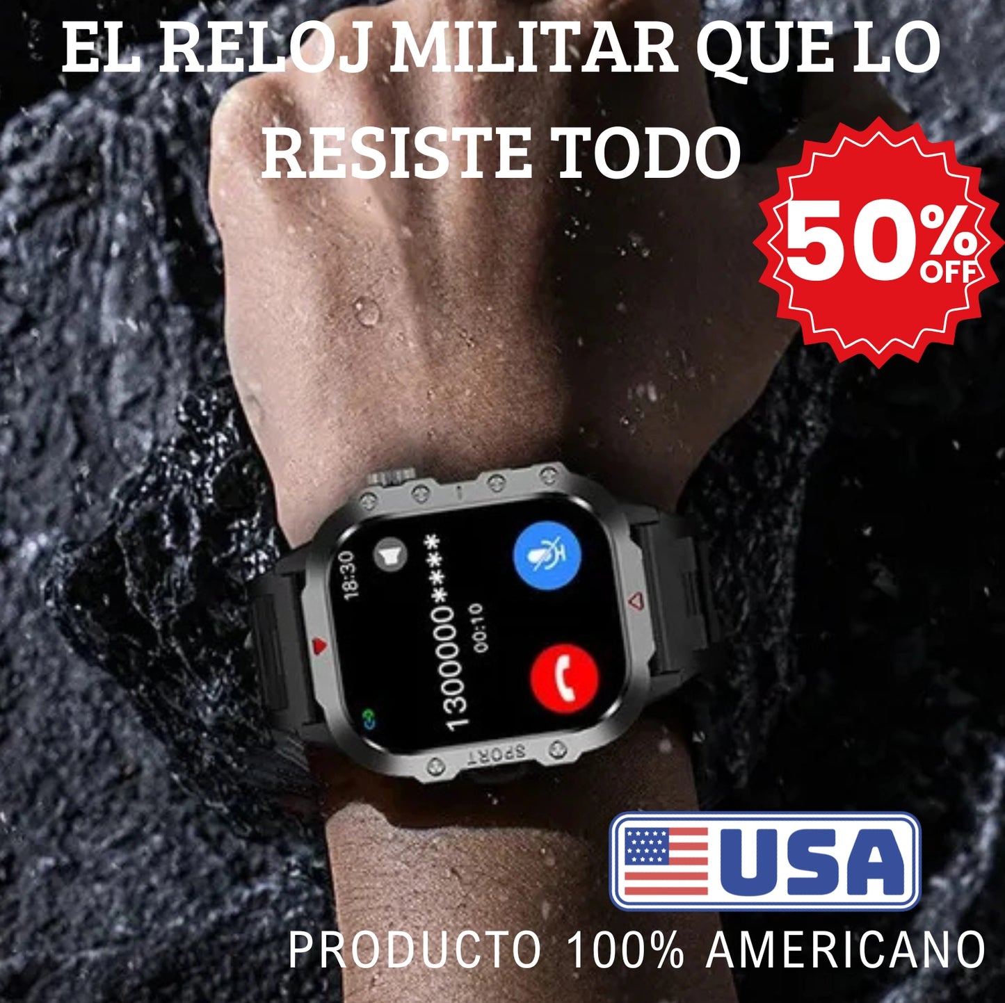 Reloj Sport watch Pro™- resistente agua, golpes y mucha aventura